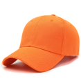 thumbnail image 1 of Solid Color Hat Female Face Small Spring And Summer Black Casual And Versatile Baseball Cap Sunshade Sunscreen Cap Man OrangeRed, 1 of 6