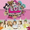 thumbnail image 2 of LOL Surprise school Taspestry Wall Decor Birthday Banner Backdrop Background Party Supplies Poster Fans, 2 of 6