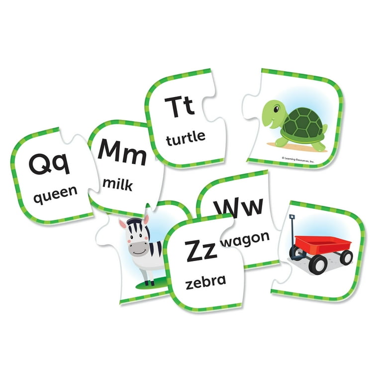 Learning Resources ABC Puzzle Cards, Kindergarten Readniness, Boys
