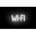 thumbnail image 1 of SpellBrite WI-FI LED Sign for Business. 15.4" x 6.3" White WI-FI Sign Has Neon Sign Look With Energy Efficient LED Light Source. Visible from 500+ Feet, 8 Animation Settings., 1 of 4