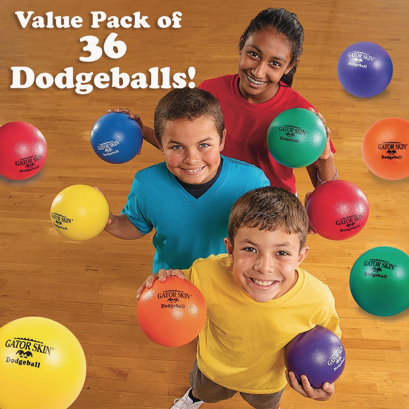 Gator Skin® Dodgeballs, 6" (Case of 36)