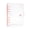 Pink, variant on 7.56 Inch PVC Clear Binder Protector, 6 Ring Refillable Notebook with Snap Button for Photocard Scrapbook Journal Ledger