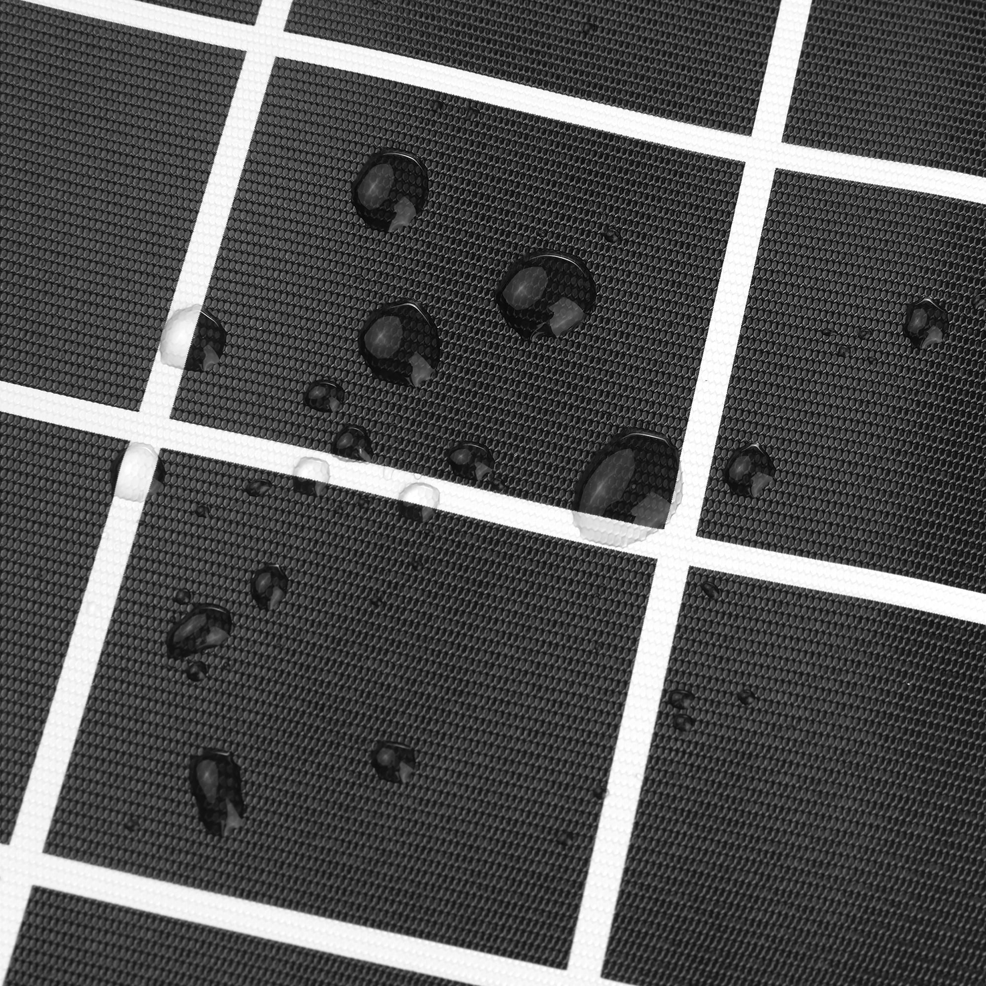 Unique Bargains 1 Pack Rectangle Tablecloth, Waterproof Polyvinyl chloride Table Cover Black 55x87inch