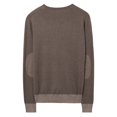 thumbnail image 2 of Gant Men's Yak Blend Crew Sweater (8000012), Medium, Brown Melange, 2 of 4