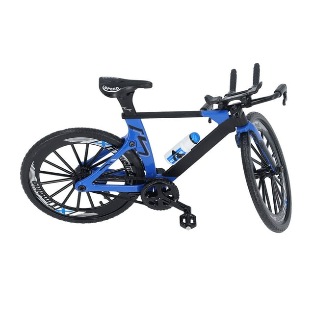 Vélo de Course en Alliage Modèle à Double Guidon, Direction, Vélo Coulissant Jouet pour Enfants, Design Réaliste, Cultiver la Capacité Pratique