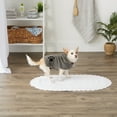 thumbnail image 5 of Bone Dry Gray Embroidered Paw X-Small Pet Robe, 5 of 5