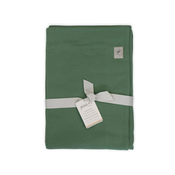 Juddlies Designs - Baby - Mini Waffle Baby Blanket - Machine Washable - Pine