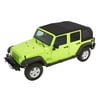 Bestop Trektop NX Glide Soft Top 07-17 Jeep Wrangler JKU 4 Door Black Diamond