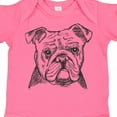 thumbnail image 4 of Inktastic English Bulldog Sketch Portrait Boys or Girls Baby Bodysuit, 4 of 5