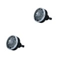 thumbnail image 1 of Kenally Ventilador USB para coche, viento grande, tres velocidades, Clip en 360 grados, enfriador de ventilación de aire giratorio, 5V, 1A, Negro 2piezas, 1 of 6