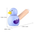thumbnail image 2 of FRCOLOR 120 pcs  Wooden Bird Whistles Kids Whistle Toys Wooden Cartoon Whistles Educational Kids Toys (Random Color), 2 of 8