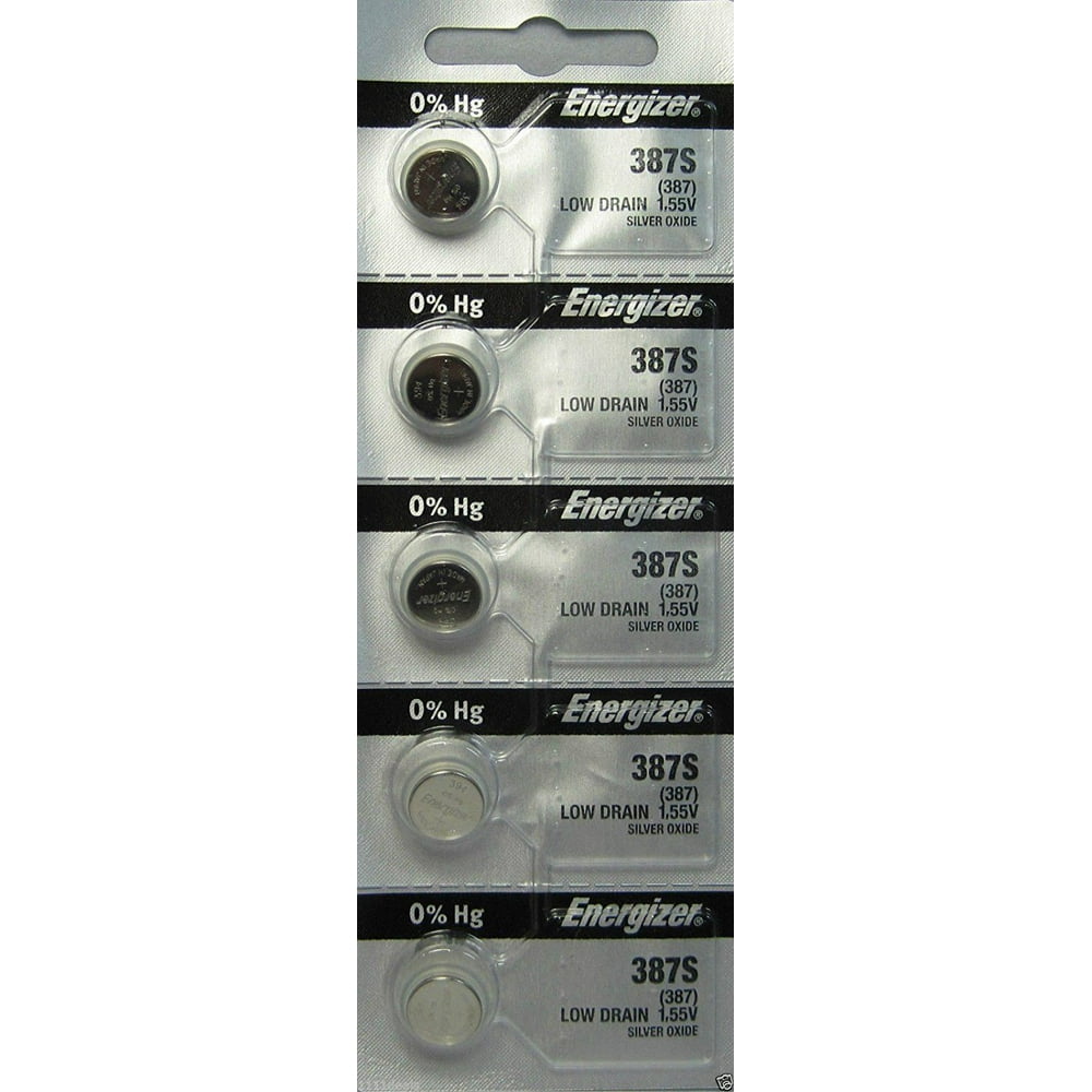 5 ENERGIZER (1 Pack) 387 3V Lithium Coin Cell Batteries