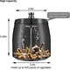 thumbnail image 5 of Cenicero de acero inoxidable con tapa, resistente al viento, con base antideslizante, para uso en exteriores e interiores., 5 of 5