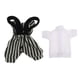 thumbnail image 4 of Conjuntos de muñecas Zulema traje de muñeca Tops pantalones cortos con tirantes Negro, 4 of 8