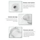 thumbnail image 2 of Filtro Drenaje para Baño Colador Malla Fregadero Acero Inoxidable (7cm) 2 Uds., 2 of 6