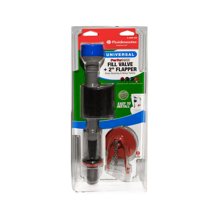 Free Shipping! Fluidmaster Toilet Fill Valve and Flapper Repair