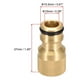thumbnail image 2 of Conector Rápido de Grifo de Latón M18 con Rosca Femenina Adaptador de Enchufe de Manguera para Sistema de Irrigación de Jardín, 2 of 4