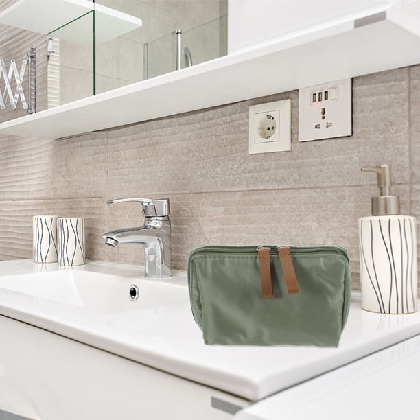 unbranded Bolsa Organizadora Para Maquillaje Con Cierre De Cremallera Resistente Para Viajes Y Uso Diario