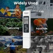 TDS Meter TDS Meter Digital Water Quality Tester 0-9999 Measurement Range Water Temperature Meter Tester
