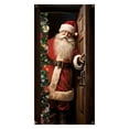 thumbnail image 7 of Dmlowu Christmas Door Cover - ​Santa Claus Merry Christmas Front Door Decorations, 35x73 inch Christmas Door Covers Gift for Holiday Party Christmas Decorations Indoor & Outdoor, 7 of 7