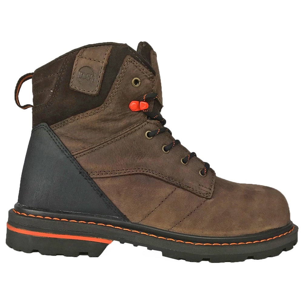HOSS Boot - HOSS Boots Carson 6 Inch Composite Toe Eh Work Mens Work Safety Shoes Casual - Brown