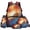 Fire Water Baseball, variant on Yspwyqan Cosmic Galaxy Axolotl 4Pcs Backpack Set with Lunch Box Pencil Case Water Bottle, 17 Inch Lightweight Daypack for Elementary Middle School Travel