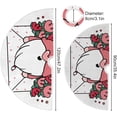 thumbnail image 3 of FMSHPON Valentine's Day Valentine's Day Cute Gnome Xmas Christmas Tree Skirt Stand Mat for Holiday Party Decoration Indoor Outdoor 48 inches, 3 of 6
