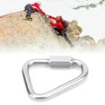 thumbnail image 4 of Triangular Quick Link, Triangular Chain Connector Hexagonal Screw Convenient Spiral Thread  For Mountaineering 8mm Diameter, 4 of 8