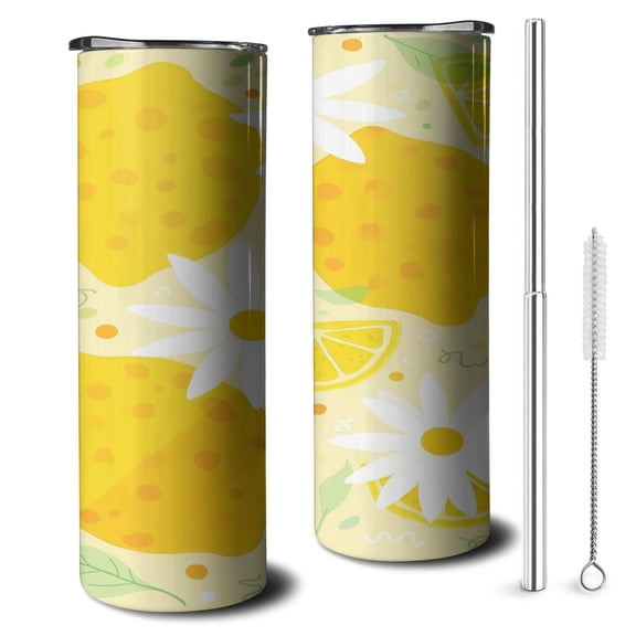 20 OZ Stainless Steel Tumbler Travel Coffee Mugs with Straw,Thermal with Lids for Hot and Cold Drinks for School Camping