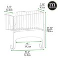 thumbnail image 4 of Soporte de pared para tabla de planchar mDesign, acero blanco, 4 of 8