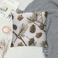 thumbnail image 2 of Gradually Varied Pine Cones Pillowcases Winter Plant Vintage Seamless Pattern Art Design Pillow Case Decorative Throw Pillow Cover for Home Sofa Office, 2 of 5