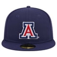 thumbnail image 2 of Men's New Era Navy Arizona Wildcats 59FIFTY Fitted Hat, 2 of 6