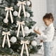 thumbnail image 3 of Lazos de Terciopelo para Árbol de Navidad (Paquete de 12) | Adornos Navideños de Tela Suave con Lazos Retorcidos | Papel de Regalo Reutilizable | Adornos de Guirnalda para Fiestas Navideñas y Decorac, 3 of 6