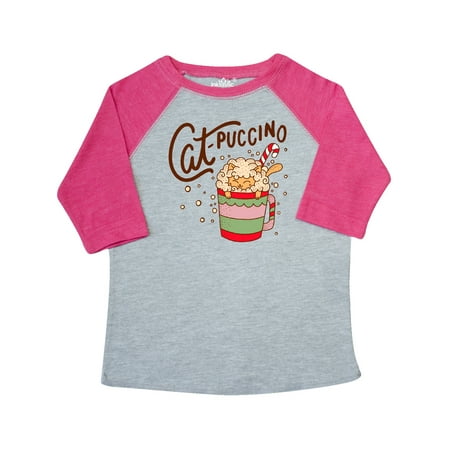 

Inktastic Christmas Cat-Puccino in Coffee Mug with Candy Cane Gift Toddler Boy or Toddler Girl T-Shirt