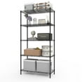 thumbnail image 2 of Ktaxon 5-Tier Wire Shelving Unit, Steel Storage Rack for Garage Office Kitchen Black, 30" W x 14" D x 60" H, 2 of 8