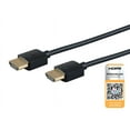 thumbnail image 2 of Monoprice HDMI Cable - 8 Feet - Black | Certified Premium, High Speed, 4K@60Hz, HDR, 18Gbps, 36AWG, YUV, 4:4:4, Compatible with UHD TV and More - Ultra Slim Series, 2 of 5