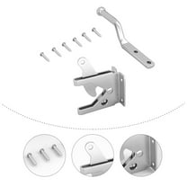 ROSENICE 1 Set Metal Gate Latch Gravity Lever for Wood Fence Security