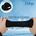 thumbnail image 5 of Motique Accessories Adjustable Ear Warmers Men Women Solid Polar Fleece Folding Winter Earmuff-Black, 5 of 5