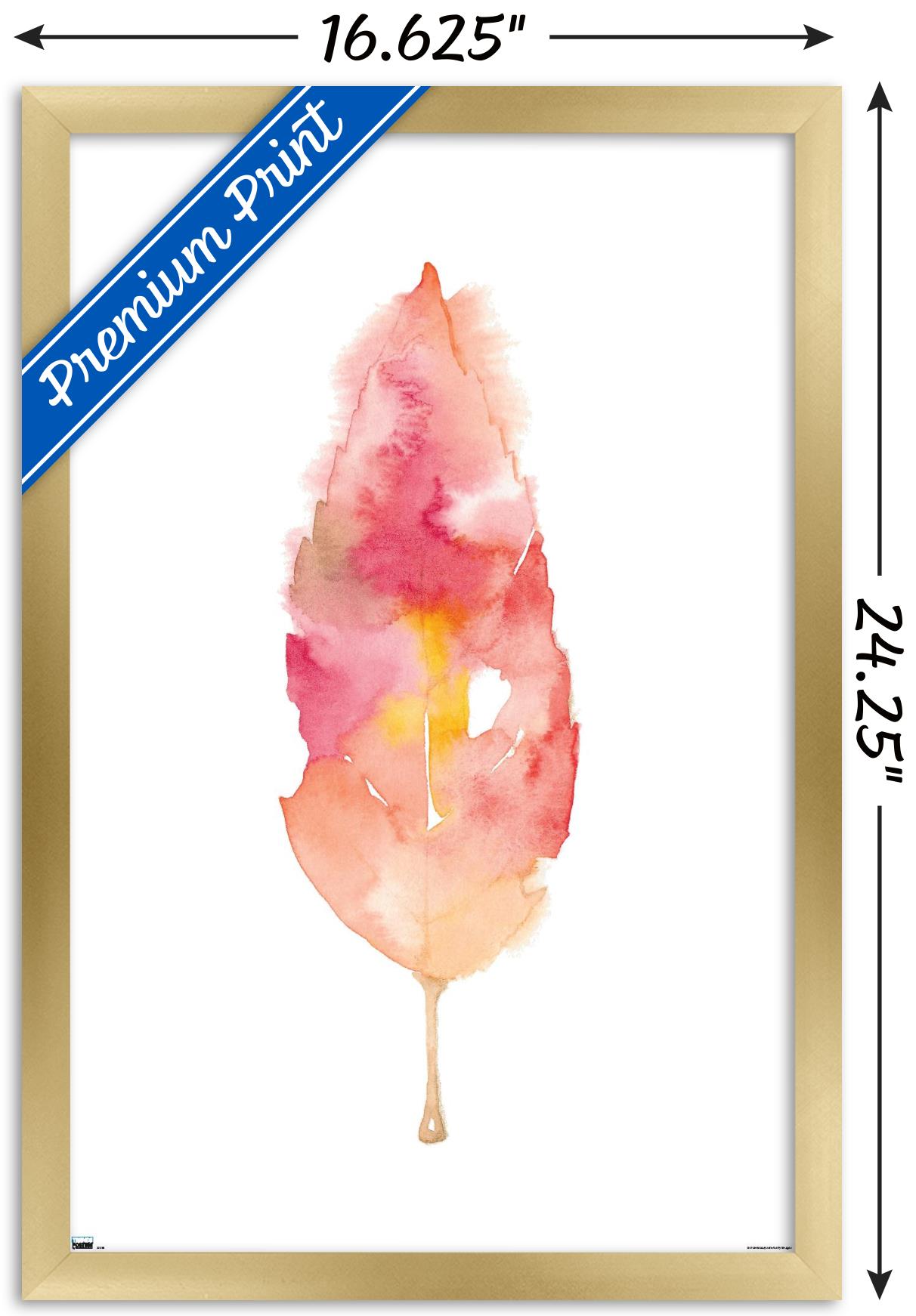 Seasonal Leaf Wall Poster, 14.725" x 22.375" Framed
