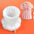 thumbnail image 6 of Flower Tree Scented 3D Rose Bouquet Silicone Epoxy Resin Ornament, 6 of 10