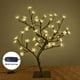 thumbnail image 2 of Árbol bonsái de flor de cerezo, 48 luces LED, base de metal, luces blancas cálidas, ideal como luces nocturnas, idea de regalo para el hogar Sailing Electrónica, 2 of 5