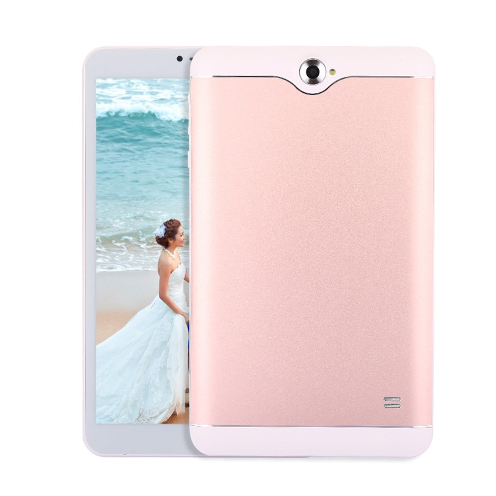 Android Tablets on Sale, Hwkond HD 7 Inch Android Tablet IPS High Definition Screen WiFi Bluetooth Voice Call Game Video Learning Tablet SIM Card Communication Function,Pink