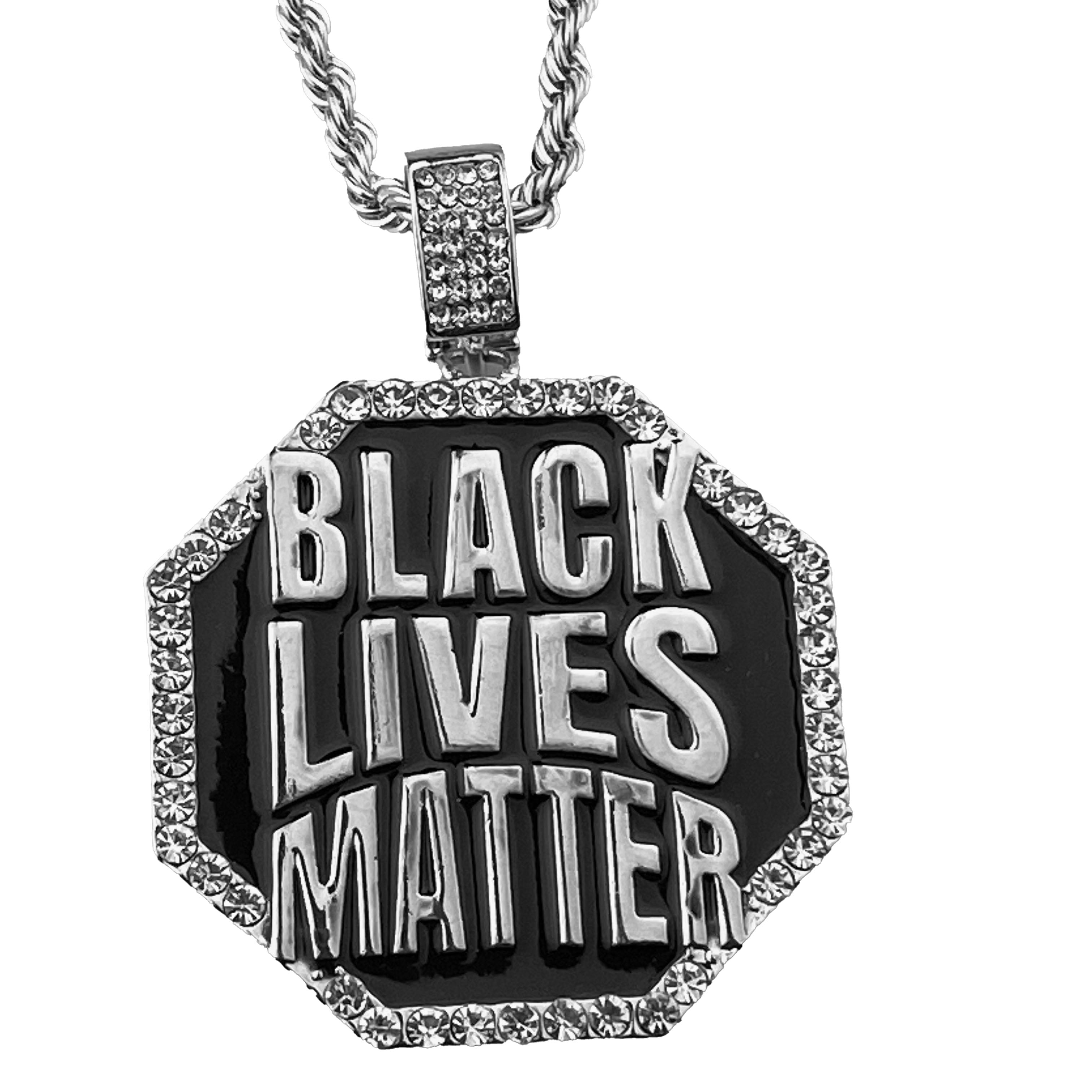 I am black history BLM All lives matter Initial Necklace Black lives matter Jewelry