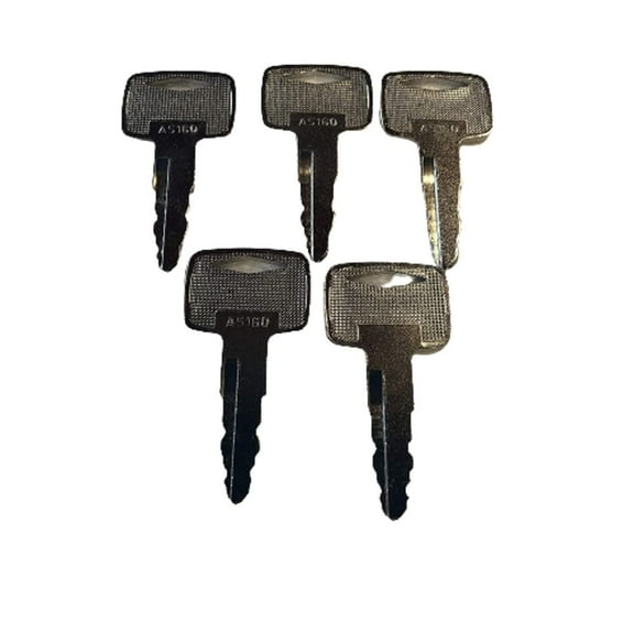 (5) FITS Mitsubishi CATERPILLAR CAT Forklift Ignition Keys 91A07-01910 or A5160