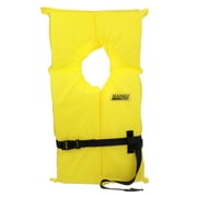 Seachoice Type II Personal Life Vest Foam Flotation Device, Yellow, Adult XL