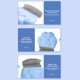 thumbnail image 5 of Peine para mascotas Peine de masaje para uso diario Cepillo para el cuidado del pelo de mascotas Cepillo para eliminar pelusas Accesorios para gatos Suministros para gatos, 5 of 7