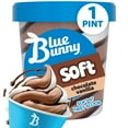thumbnail image 3 of Blue Bunny Soft Chocolate Vanilla Frozen Dessert, 16 fl oz Pint, 3 of 14