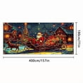 thumbnail image 3 of Darzheoy Christmas Garage Door Decoration Cover with Santa Claus Design Holiday Outdoor Indoor Decor, 3 of 7