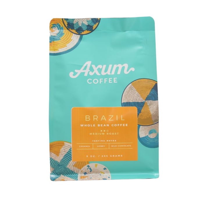 Axum Coffee - Brazil, Medium Roast, Whole Bean, 9 oz
