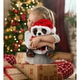 thumbnail image 5 of DolliBu Santa Squat Panda Bear Stuffed Animal Plush Toy - Super Soft Plush Dress Up with Red Santa Claus Outfit, Cute Wildlife Holiday Christmas Gift - 10 Inches, 5 of 6